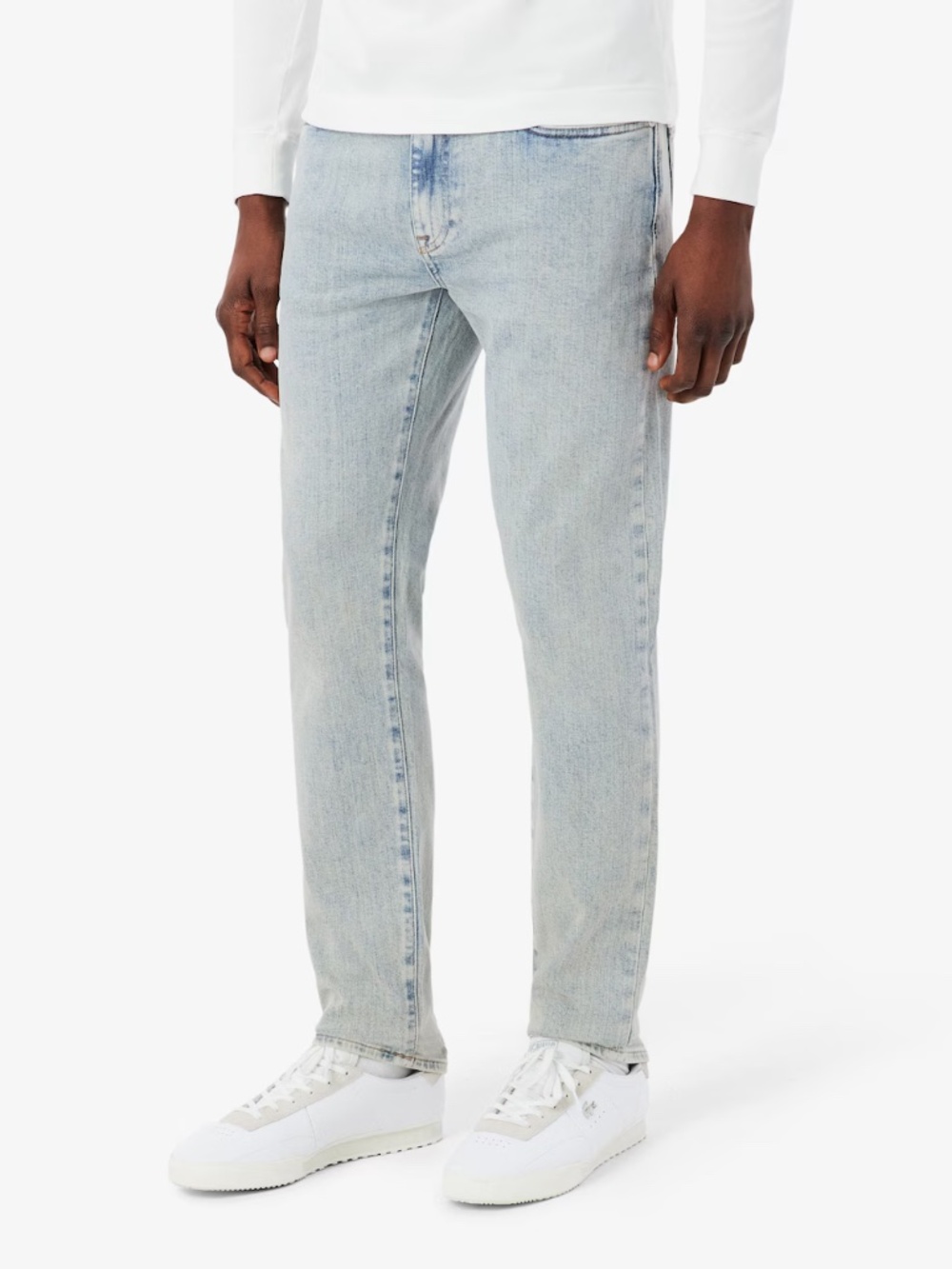 Lacoste Men's 5-Pocket Slim Fit Indigo Jeans
